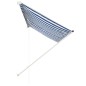 vidaXL Toldo retráctil 250x150 cm azul y blanco vidaXL Toldo retráctil 250x150 cm azul y blanco