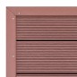 vidaXL Panel de suelo para ducha solar WPC marrón 101x63x5,5 cm
