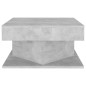 vidaXL Mesa de centro madera contrachapada gris hormigón 57x57x30 cm vidaXL Mesa de centro madera contrachapada gris hormigón 57x57x30 cm
