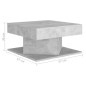 vidaXL Mesa de centro madera contrachapada gris hormigón 57x57x30 cm vidaXL Mesa de centro madera contrachapada gris hormigón 57x57x30 cm