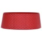 vidaXL Falda del árbol de Navidad roja Ø65x19,5 cm vidaXL Falda del árbol de Navidad roja Ø65x19,5 cm