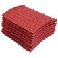 vidaXL Falda del árbol de Navidad roja Ø65x19,5 cm vidaXL Falda del árbol de Navidad roja Ø65x19,5 cm