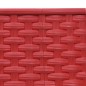 vidaXL Falda del árbol de Navidad roja Ø65x19,5 cm vidaXL Falda del árbol de Navidad roja Ø65x19,5 cm