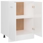 vidaXL Armario inferior cocina contrachapada blanco 60x46x81,5 cm vidaXL Armario inferior cocina contrachapada blanco 60x46x81,5 cm