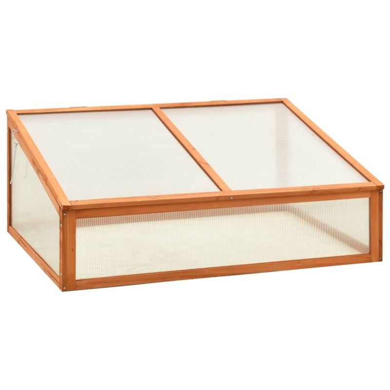 vidaXL Invernadero de madera de abeto 100x65x40 cm vidaXL Invernadero de madera de abeto 100x65x40 cm