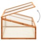vidaXL Invernadero de madera de abeto 100x65x40 cm vidaXL Invernadero de madera de abeto 100x65x40 cm