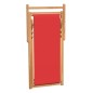 vidaXL Silla de playa plegable de madera maciza de teca roja vidaXL Silla de playa plegable de madera maciza de teca roja