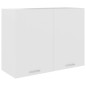 vidaXL Armario colgante de cocina madera ingeniería blanco 80x31x60 cm vidaXL Armario colgante de cocina madera ingeniería blanco 80x31x60 cm