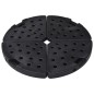 vidaXL Soporte de sombrilla en forma de ventilador 4 piezas negro vidaXL Soporte de sombrilla en forma de ventilador 4 piezas negro
