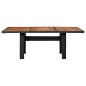 vidaXL Mesa de comedor de jardín ratán sintético negro 200x100x74 cm vidaXL Mesa de comedor de jardín ratán sintético negro 200x100x74 cm