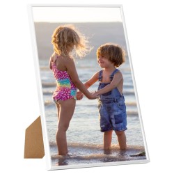 vidaXL Marcos de foto collage de pared/mesa 3 uds blanco MDF 21x29,7cm