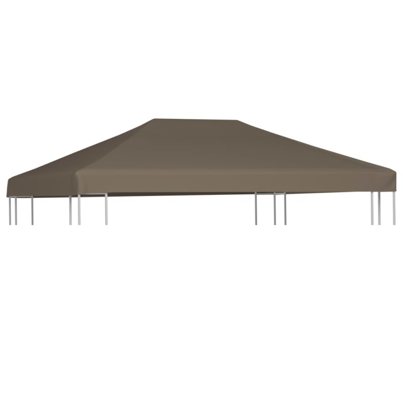 vidaXL Toldo de cenador gris topo 310 g/m² 3x3 m vidaXL Toldo de cenador gris topo 310 g/m² 3x3 m