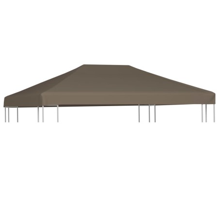 vidaXL Toldo de cenador gris topo 310 g/m² 3x3 m 