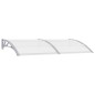 vidaXL Marquesina para puerta PC gris y transparente 200x80 cm vidaXL Marquesina para puerta PC gris y transparente 200x80 cm