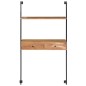 vidaXL Escritorio de pared de madera maciza de acacia 90x40x170 cm vidaXL Escritorio de pared de madera maciza de acacia 90x40x170 cm