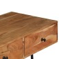 vidaXL Escritorio de pared de madera maciza de acacia 90x40x170 cm vidaXL Escritorio de pared de madera maciza de acacia 90x40x170 cm