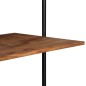 vidaXL Escritorio de pared de madera maciza de acacia 90x40x170 cm vidaXL Escritorio de pared de madera maciza de acacia 90x40x170 cm