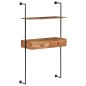 vidaXL Escritorio de pared de madera maciza de acacia 90x40x170 cm vidaXL Escritorio de pared de madera maciza de acacia 90x40x170 cm