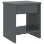 vidaXL Mesita de noche madera maciza de pino gris oscuro 35x30x40cm vidaXL Mesita de noche madera maciza de pino gris oscuro 35x30x40cm