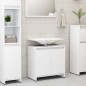 vidaXL Armario de baño madera contrachapada blanco 60x33x61 cm vidaXL Armario de baño madera contrachapada blanco 60x33x61 cm