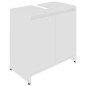 vidaXL Armario de baño madera contrachapada blanco 60x33x61 cm vidaXL Armario de baño madera contrachapada blanco 60x33x61 cm