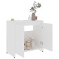 vidaXL Armario de baño madera contrachapada blanco 60x33x61 cm vidaXL Armario de baño madera contrachapada blanco 60x33x61 cm
