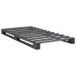 vidaXL Estructura de cama de palés madera maciza de pino gris 90x200cm vidaXL Estructura de cama de palés madera maciza de pino gris 90x200cm