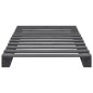 vidaXL Estructura de cama de palés madera maciza de pino gris 90x200cm vidaXL Estructura de cama de palés madera maciza de pino gris 90x200cm