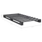 vidaXL Estructura de cama de palés madera maciza de pino gris 90x200cm vidaXL Estructura de cama de palés madera maciza de pino gris 90x200cm