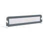 vidaXL Barandilla de seguridad cama de niño poliéster gris 180x42cm vidaXL Barandilla de seguridad cama de niño poliéster gris 180x42cm