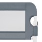 vidaXL Barandilla de seguridad cama de niño poliéster gris 180x42cm vidaXL Barandilla de seguridad cama de niño poliéster gris 180x42cm