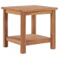 vidaXL Mesa de centro de madera maciza de teca 45x45x45 cm vidaXL Mesa de centro de madera maciza de teca 45x45x45 cm
