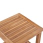 vidaXL Mesa de centro de madera maciza de teca 45x45x45 cm vidaXL Mesa de centro de madera maciza de teca 45x45x45 cm