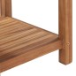 vidaXL Mesa de centro de madera maciza de teca 45x45x45 cm vidaXL Mesa de centro de madera maciza de teca 45x45x45 cm