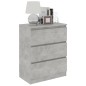 vidaXL Aparador de madera contrachapada gris hormigón 60x35x76 cm vidaXL Aparador de madera contrachapada gris hormigón 60x35x76 cm