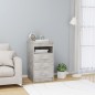 vidaXL Cajonera de madera contrachapada gris hormigón 40x50x76 cm vidaXL Cajonera de madera contrachapada gris hormigón 40x50x76 cm