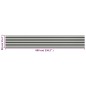 vidaXL Toldo para balcón HDPE 90x600 cm gris antracita y blanco vidaXL Toldo para balcón HDPE 90x600 cm gris antracita y blanco