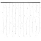 vidaXL Cortina luces carámbano 10m 400 LED blanco cálido 8 funciones vidaXL Cortina luces carámbano 10m 400 LED blanco cálido 8 funciones