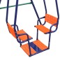 vidaXL Juego de columpios con 5 asientos naranja vidaXL Juego de columpios con 5 asientos naranja