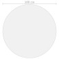 vidaXL Protector de mesa PVC transparente Ø 100 cm 2 mm vidaXL Protector de mesa PVC transparente Ø 100 cm 2 mm