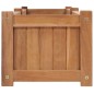 vidaXL Arriate elevado madera maciza de teca 200x30x25 cm vidaXL Arriate elevado madera maciza de teca 200x30x25 cm