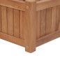 vidaXL Arriate elevado madera maciza de teca 200x30x25 cm vidaXL Arriate elevado madera maciza de teca 200x30x25 cm
