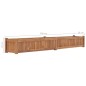 vidaXL Arriate elevado madera maciza de teca 200x30x25 cm vidaXL Arriate elevado madera maciza de teca 200x30x25 cm