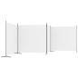 vidaXL Biombo divisor de 4 paneles de tela blanco 698x180 cm vidaXL Biombo divisor de 4 paneles de tela blanco 698x180 cm
