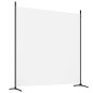 vidaXL Biombo divisor de 4 paneles de tela blanco 698x180 cm vidaXL Biombo divisor de 4 paneles de tela blanco 698x180 cm