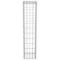 vidaXL Muro de gaviones con cubiertas acero galvanizado 20x20x100 cm vidaXL Muro de gaviones con cubiertas acero galvanizado 20x20x100 cm