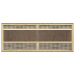 vidaXL Terrario de madera contrachapada 120x50x50 cm