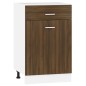 vidaXL Armario bajo de cocina madera ingeniería marrón roble vidaXL Armario bajo de cocina madera ingeniería marrón roble