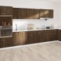 vidaXL Armario bajo de cocina madera ingeniería marrón roble vidaXL Armario bajo de cocina madera ingeniería marrón roble