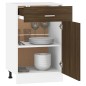 vidaXL Armario bajo de cocina madera ingeniería marrón roble vidaXL Armario bajo de cocina madera ingeniería marrón roble